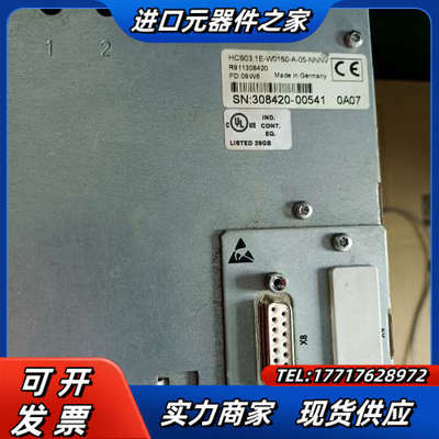 力士乐伺服驱动器HCS03.1E-W0150-A-05-NN议价