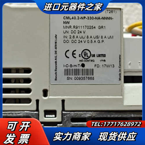 力士乐PLC模块CML40.2-NP-330-NA-NNNN议价