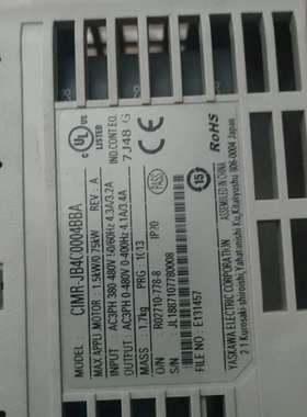 J1000变频器    CIMR-JB4C0011BBA议价