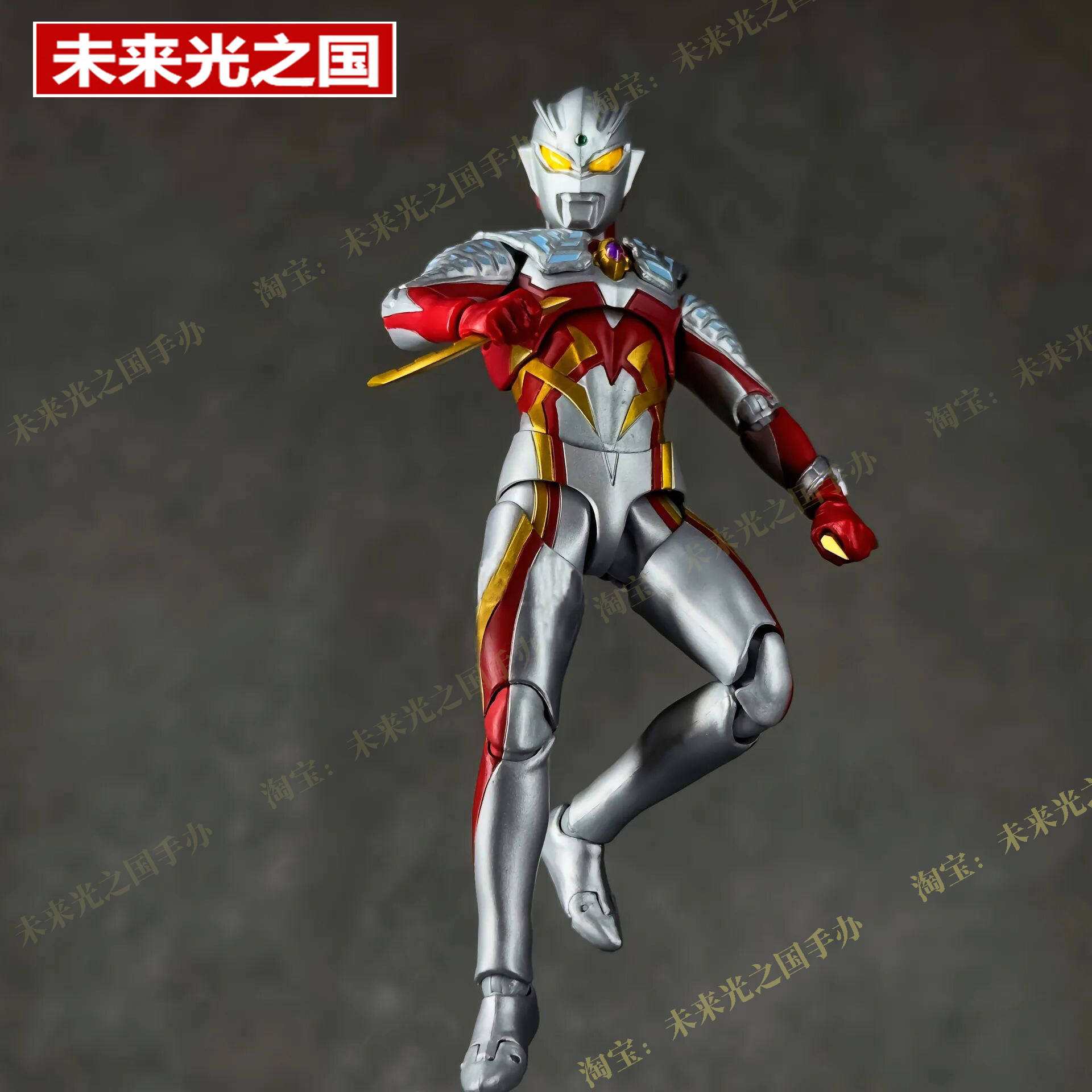 SHF 강한 코로나 루나 기적 형태 토끼 울트라맨 제로 슈퍼 이동식 어린이 장난감 인형 그림