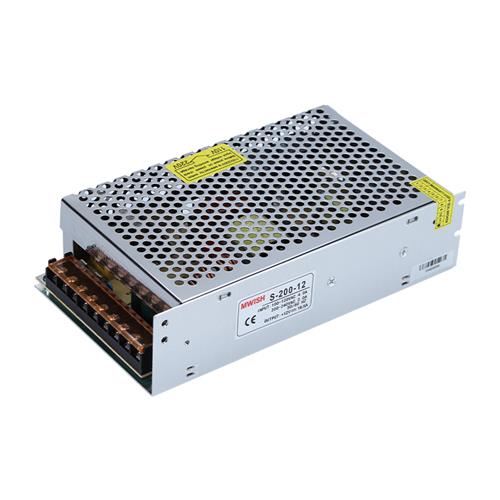 深圳明纬S-200W-5V40A工业24V8.3A直流12V屏幕LED开关电源60V 48V