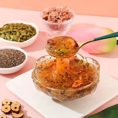 美粥食客每日坚果藕粉羹红枣坚果奇亚籽藕粉方便食品冲调类罐装
