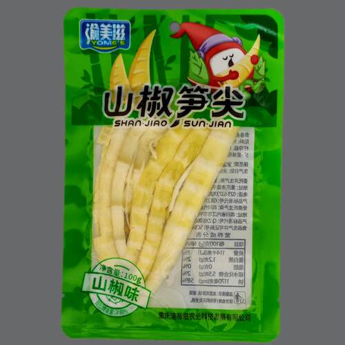 渝美滋泡椒笋尖100g笋尖竹笋脆笋小包装零食开袋即食宵夜食品解馋