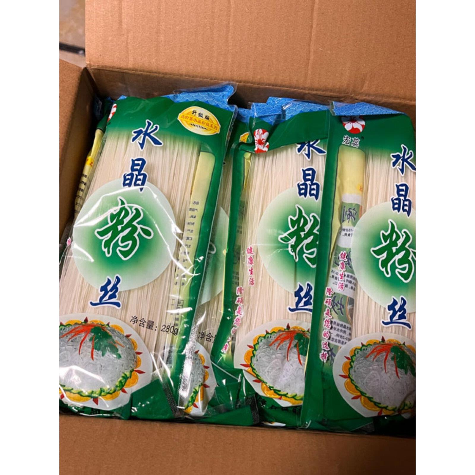 整箱包邮 宏蕊马铃薯水晶粉丝纯土豆粉条铁板粉丝 280克*10袋
