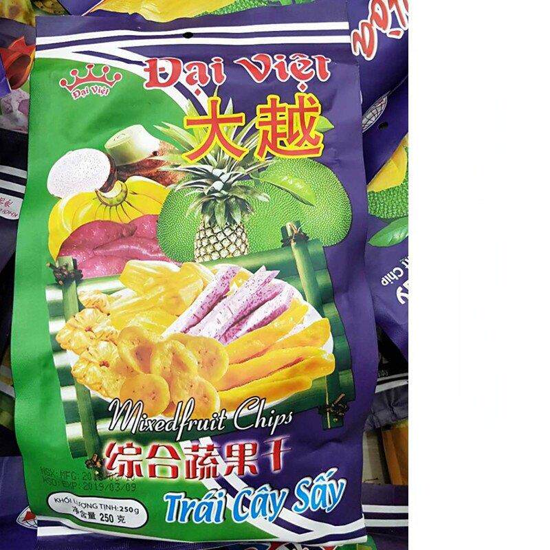 越南特产进口休闲零食大越综合蔬果干250g果蔬干果 2袋包邮