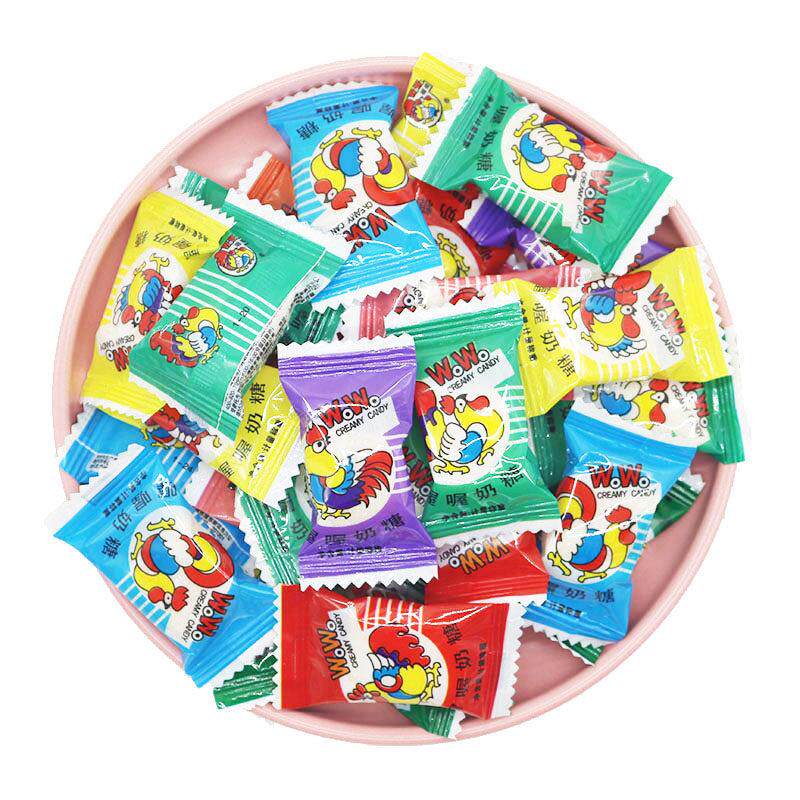 wowo喔喔奶糖正品网红儿时怀旧零食休闲 结婚喜糖过新年货散装糖