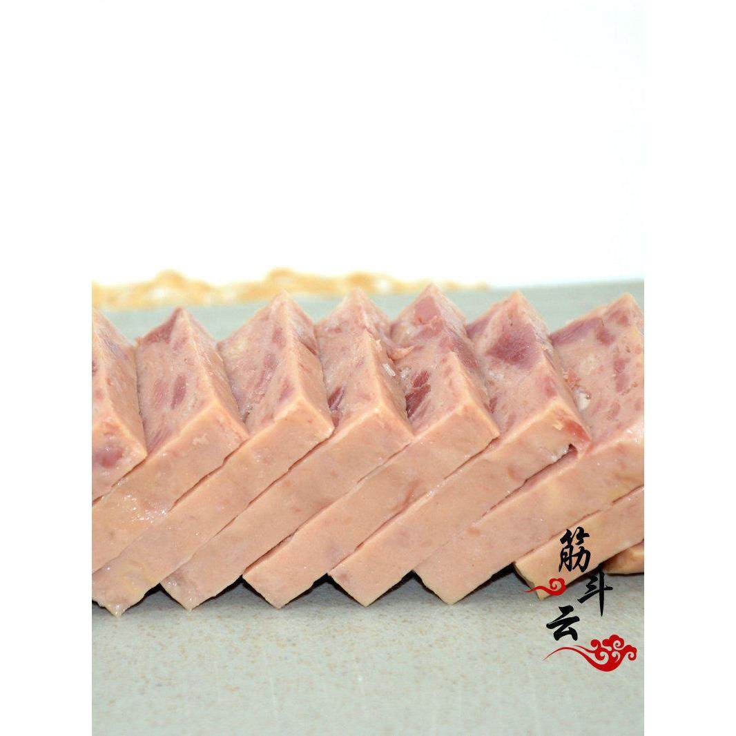长城牌小白猪火腿猪肉罐头198g早餐小猪午餐肉即食户外下饭菜火锅