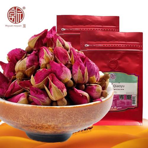 甘肃兰州特产永登苦水玫瑰花茶排气阀袋装干玫瑰凉茶三筒花茶
