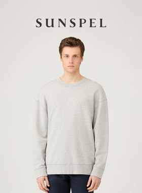 SUNSPEL男士秋冬棉质经典LOOPBACK卫衣-宽松升级版