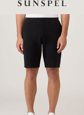 SUNSPEL男士春夏全棉抽绳系带运动短裤 LOOPBACK卫裤