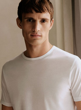【经典T恤】SUNSPEL男士Supima棉圆领经典T恤英国产 Lightweight