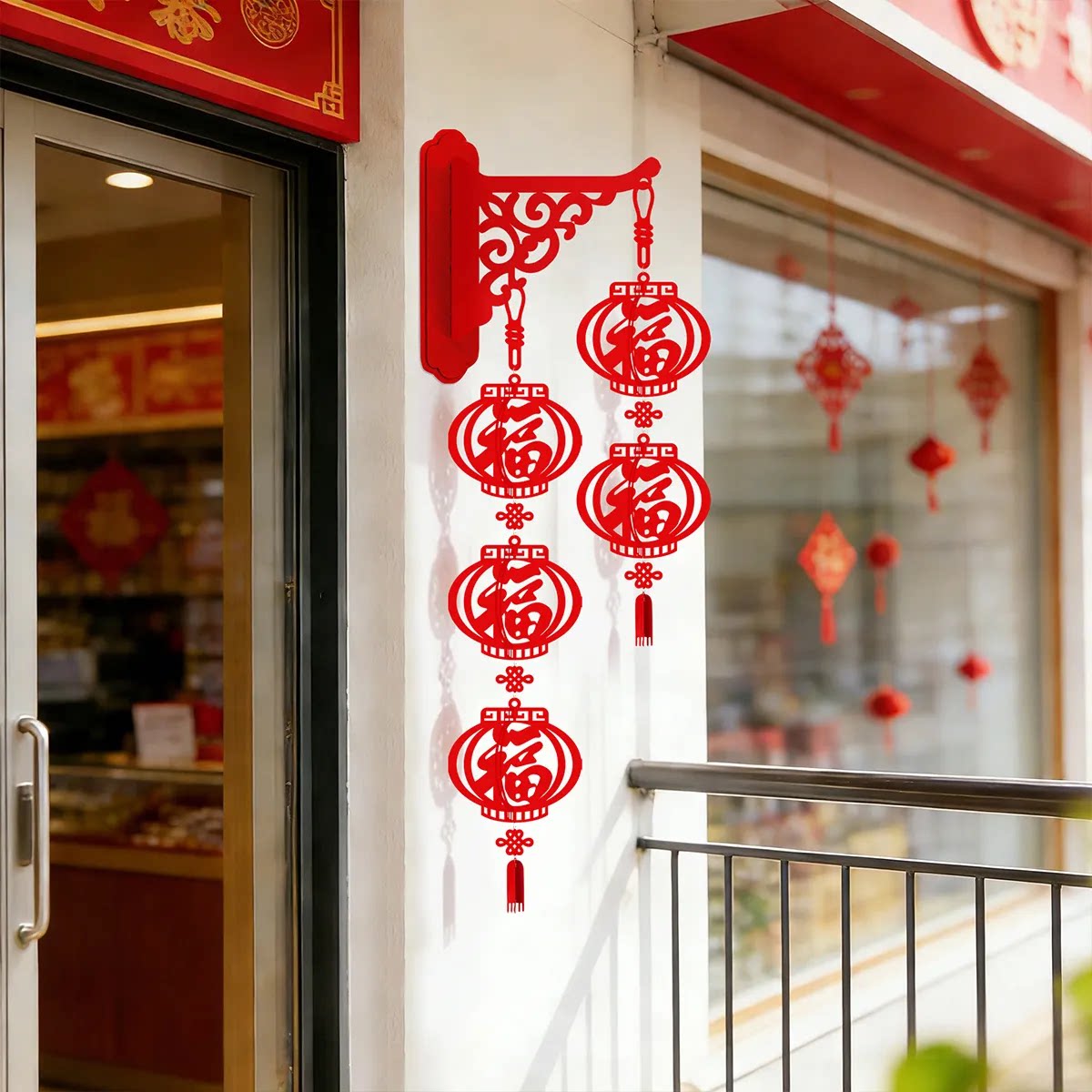 2026马年壁挂福灯笼春节客厅房门走廊挂饰新年乔迁新居喜庆装饰图片