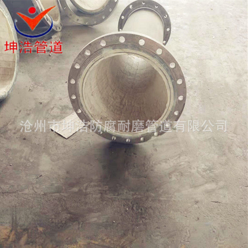 坤浩内衬陶瓷耐磨直管 耐腐蚀钢衬陶瓷贴片耐磨直管 质优价廉