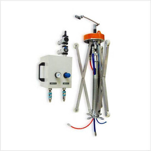 成德 陶瓷内壁喷涂设备 矩形管喷砂枪 旋转式管子除锈喷砂机