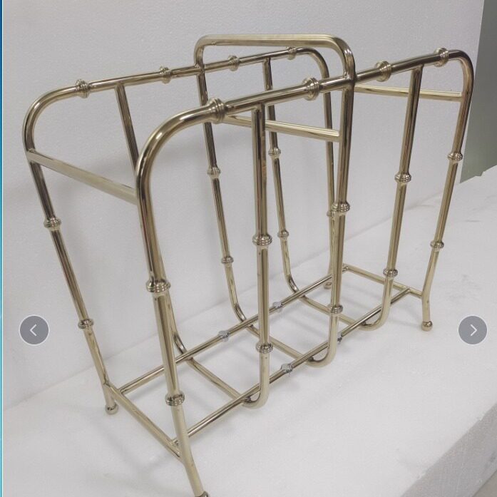 东莞定制出口不锈钢工艺品办公室摆件艺术品竹节款式收纳纸篓