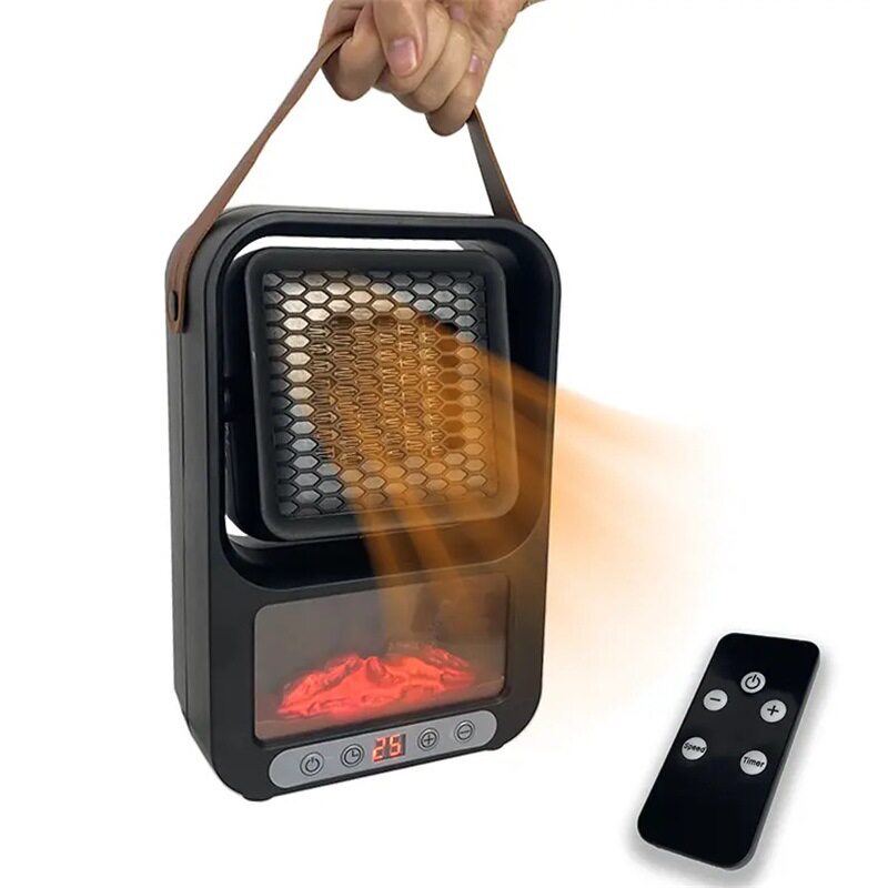 跨境迷你速热暖风机办公家用电热挂壁式桌面取暖器小太阳加热风扇