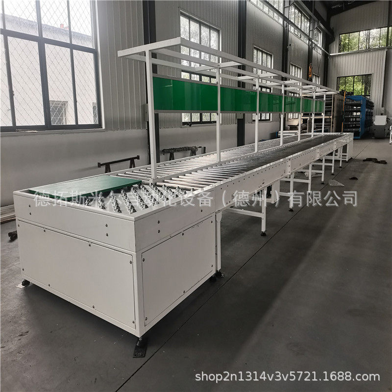 动力滚筒输送机万向球输送机 水平式输送滚筒流水线积放式滚筒线
