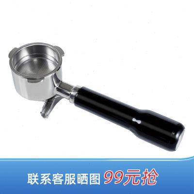 咖啡机配件周边51mm通用无底手柄不锈钢布粉器粉锤粉圈压粉垫包邮