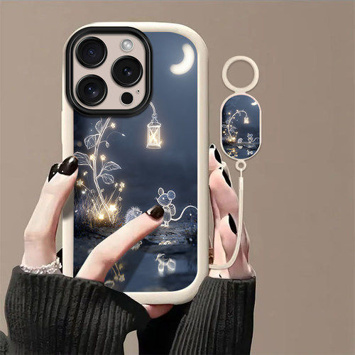 适用苹果17promax手机壳iPhone16/15pro新款14女13mini全包xsmax防摔xr12pro软壳11月亮老鼠6s/7/8plus苹果se