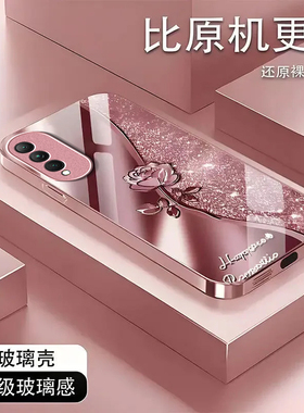 璀璨玫瑰适用华为Nova10Z手机壳新款CHA-AL80防摔镜头全包男女带挂绳液态玻璃保护套高级感时尚硬壳小众情侣