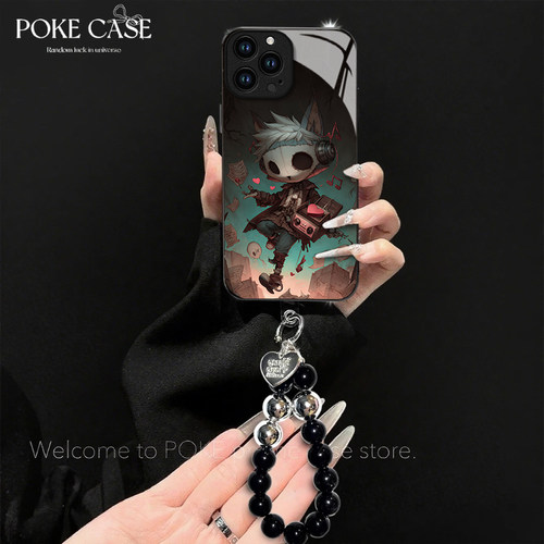 音乐骷髅适用苹果17promax手机壳iPhone16/15pro新款14女13mini可爱xsmax防摔xr12pro硬壳11高级感6s/7/8plus