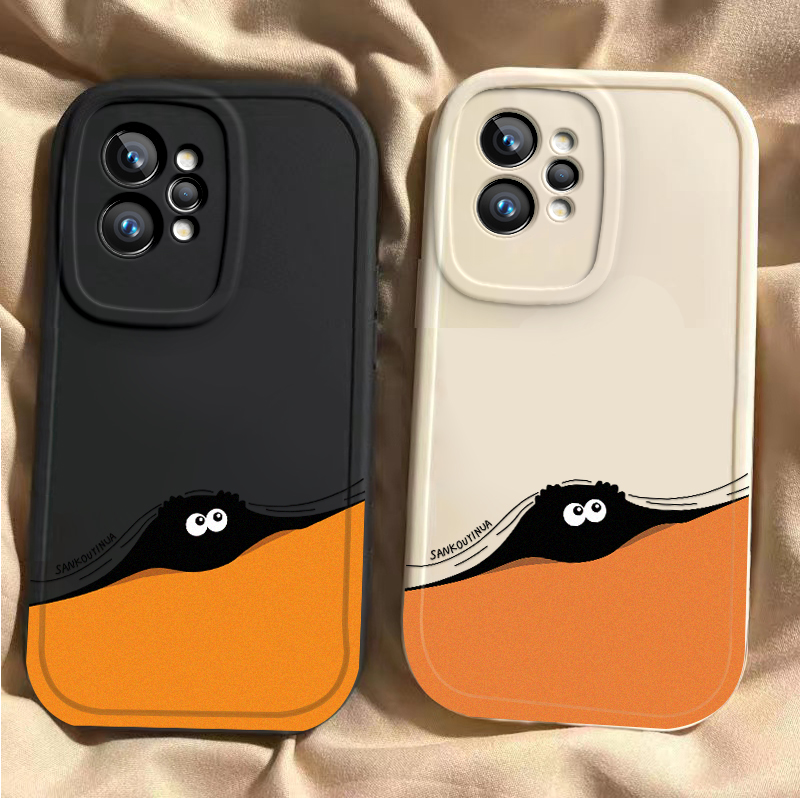 realme真我GT2pro手机壳realme gt neo2t保护套gt2新品女男RMX3310全包防摔RMX3300硅胶软壳RMX3357搞怪煤球