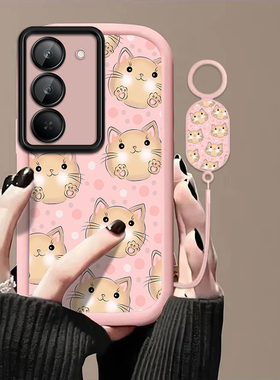 可爱猫咪适用红米Note15R手机壳红米Note14/13/12pro+新款12/11r高级note10/9全包5g防摔11se软壳turbo3/4Pro