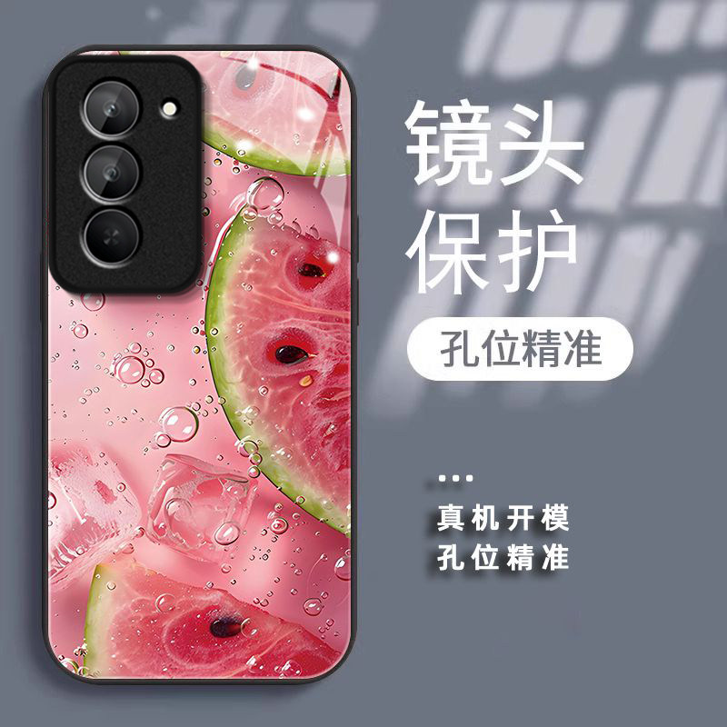 牛油果适用红米Note15R手机壳红米Note14/13/12pro+新款12/11r玻璃note10/9高级5g防摔11se硬壳turbo3/4Pro