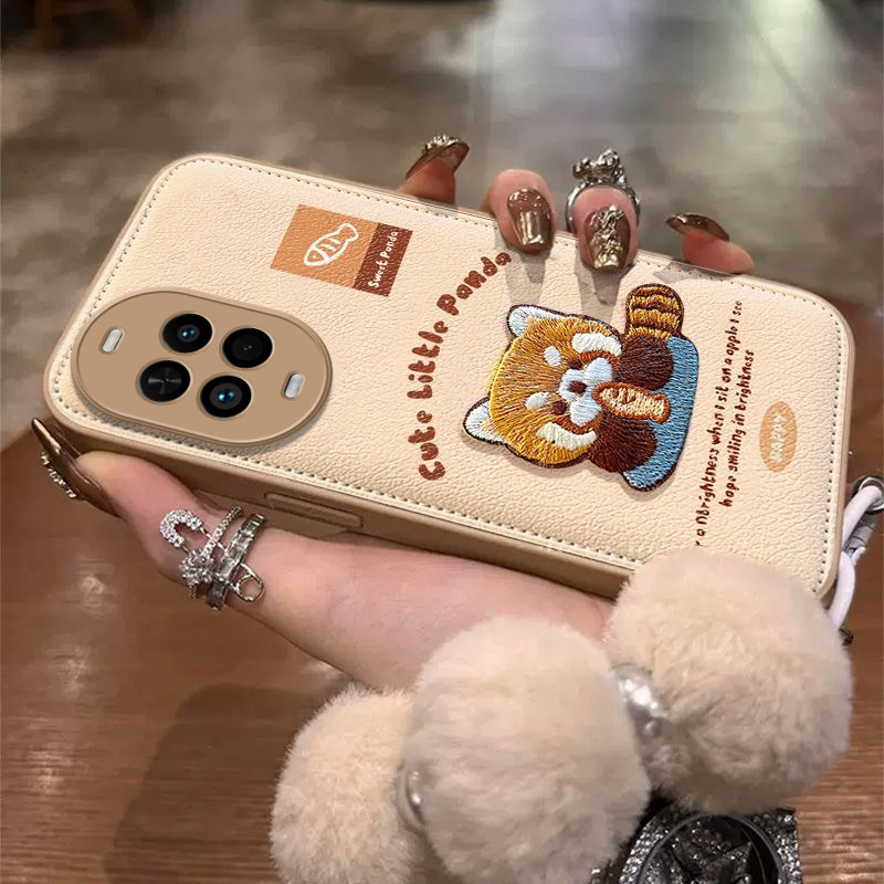 可爱浣熊适用华为Nova14活力版手机壳新款TYR-AL00防摔镜头全包男女挂绳硅胶软壳保护套高级感时尚创意气垫壳