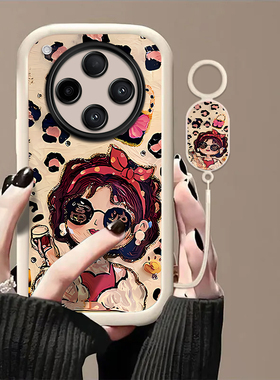 富婆女孩适用OPPOFindX8Ultra手机壳oppofindx8s+新款高级oppofindx7pro全包防摔x5pro天玑版x6pro软壳x3pro