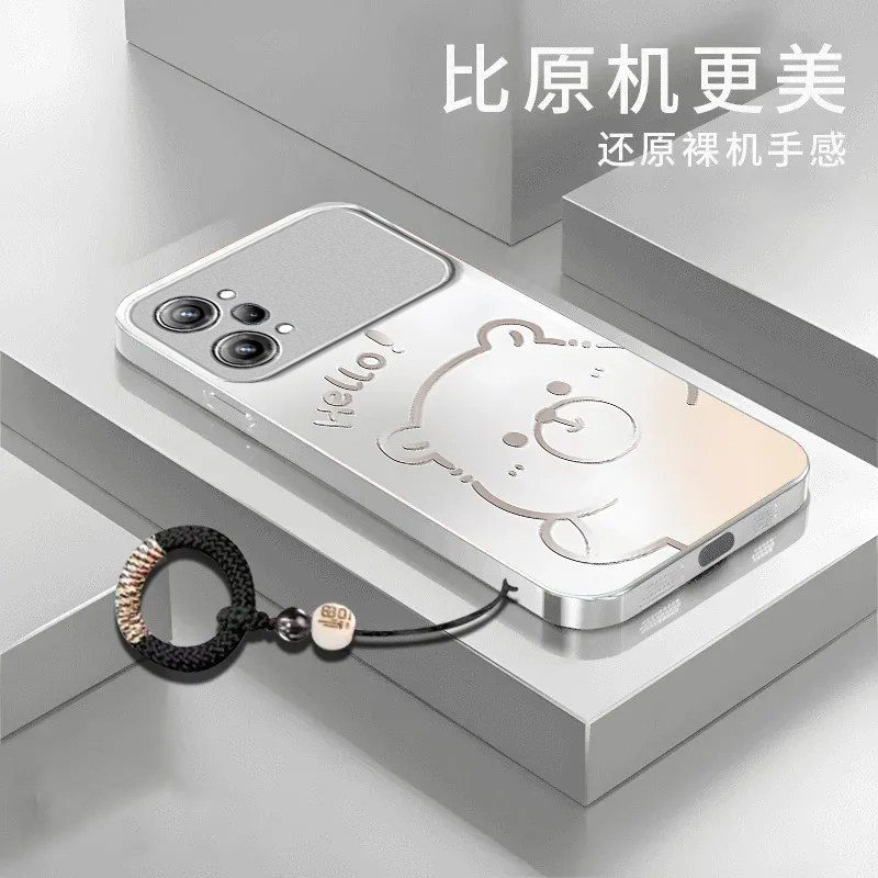 渐变水豚适用OPPOK10Pro手机壳新款PGIM10防摔镜头全包男女带挂绳液态玻璃硬壳保护套高级感时尚个性小众情侣