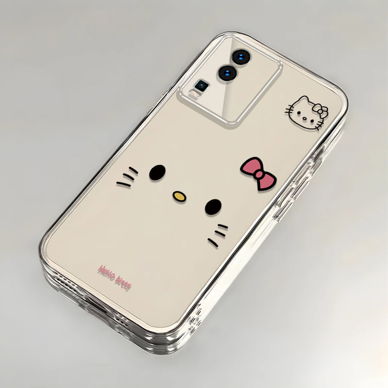 可爱kt猫适用iQOONeo7SE手机壳新款V2238A防摔镜头全包男女带挂绳创意透明软壳保护套高级感时尚个性小众情侣