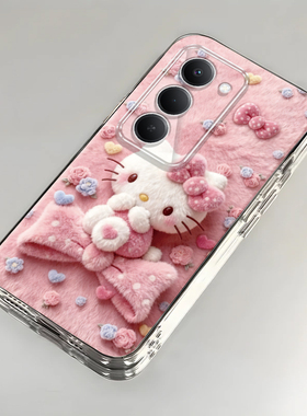 可爱kt猫适用红米Note15R手机壳红米Note14/13/12pro+新款12/11r高级note10/9全包5g防摔11se透明turbo3/4Pro