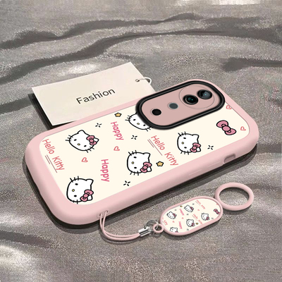 可爱猫咪适用vivoS19Pro手机壳新款V2362A防摔镜头全包男女挂绳硅胶软壳保护套高级感时尚潮外壳个性网红情侣
