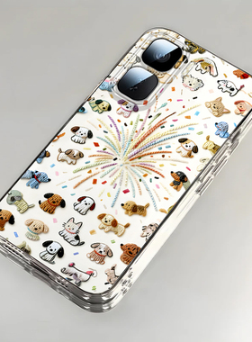 小猫小狗适用iQOONeo10Pro手机壳iqooneo9spro+透明iqoo5/6se小众iqooneo7竞速全包防摔iqooneo5高级新款8/3