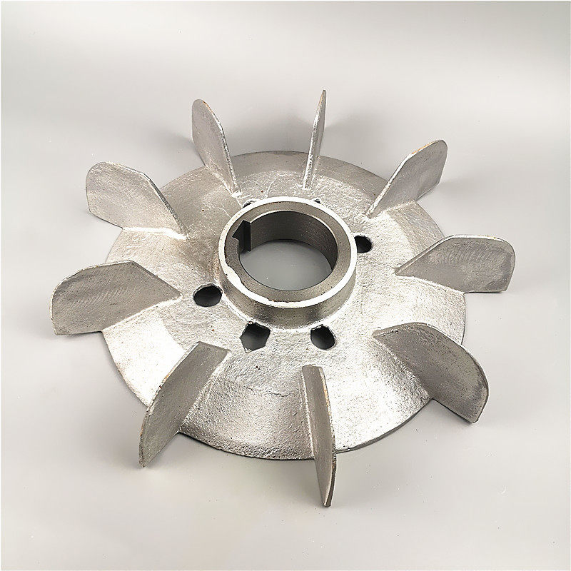 耐高温铝合金电机风叶Y280-4.6.8电动机配件风扇叶Y315-2内径80mm