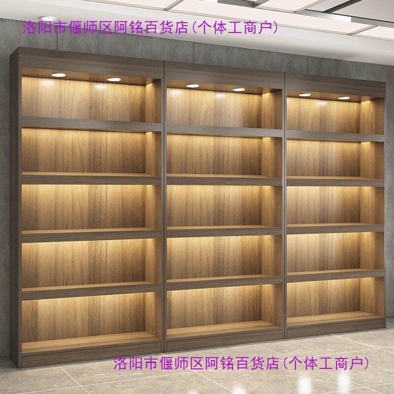 2026饭店酒柜靠墙商用组合超市客厅简约货架多层置物架展柜陈列大