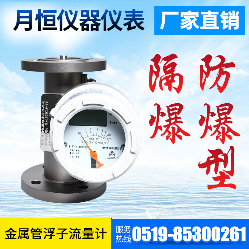 常州月恒仪表厂家直供防爆型金属管浮子流量计LZD转子流量计