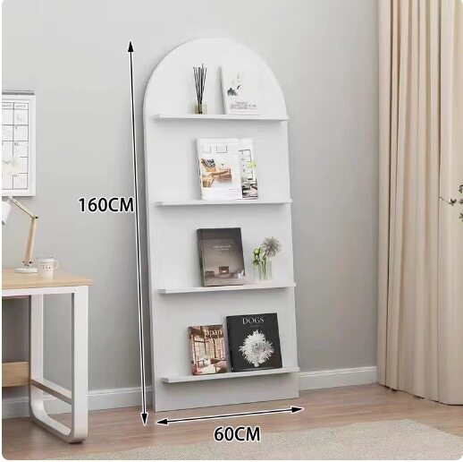 杂志架落地宣传展示架网红ins复古书报架客厅靠墙置物收纳架子