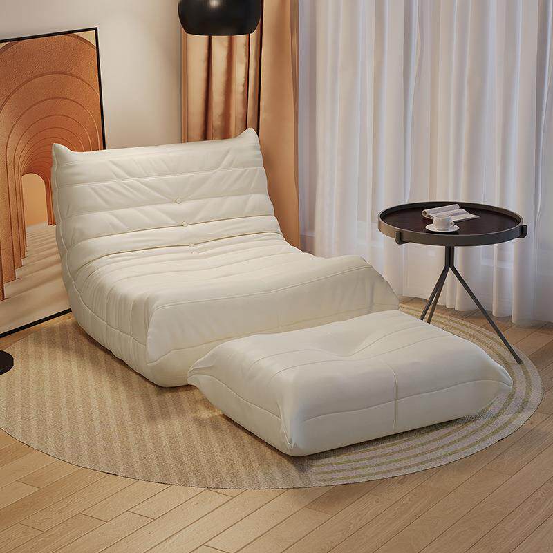 懒人沙发毛毛虫豆袋阳台可躺可睡卧室单人懒人椅子网红榻榻米躺椅