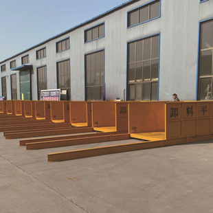 厂家建筑卸料平台抽屉式高空作业周转料台工地施工悬挑式卸料平台