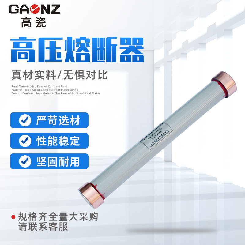 供应温州高瓷高压熔断器 RN3-10/2-50A精品电器高压熔断器