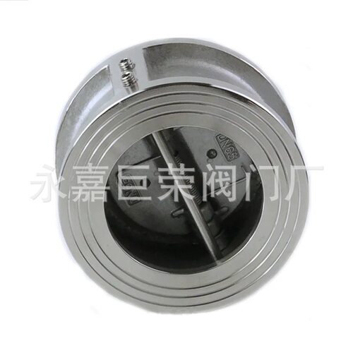 304不锈钢蝶形止回阀H76W-16P 对夹式防倒流耐腐蚀
