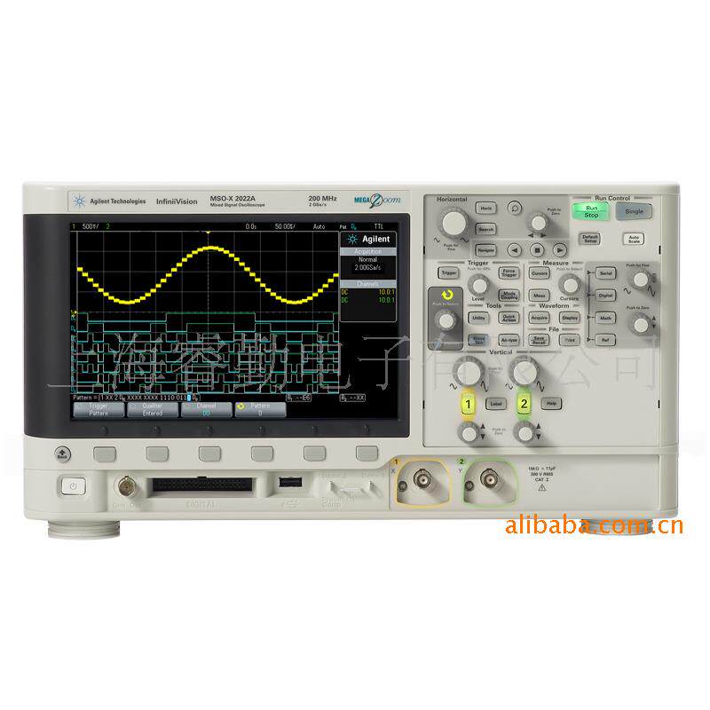 Agilent,MSOX2002A,示波器(70MHz、2通道加8数字通道)