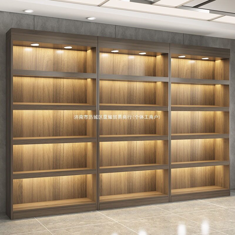 2026饭店酒柜靠墙商用组合超市客厅简约货架多层置物架展柜陈列大