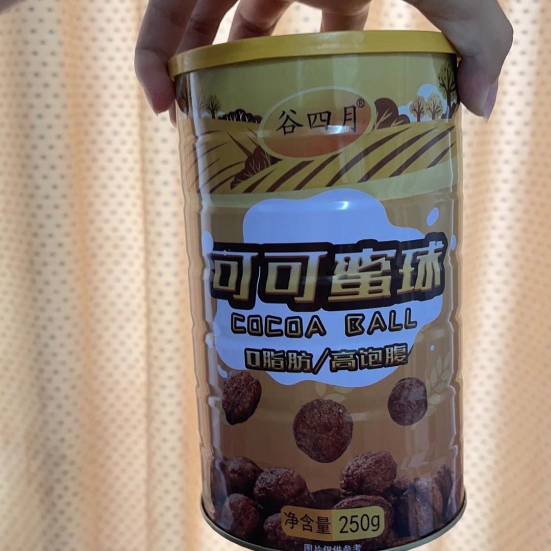 可可蜜球0脂肪冲饮代餐谷物低脂即食早餐麦片谷物圈无糖精零添加