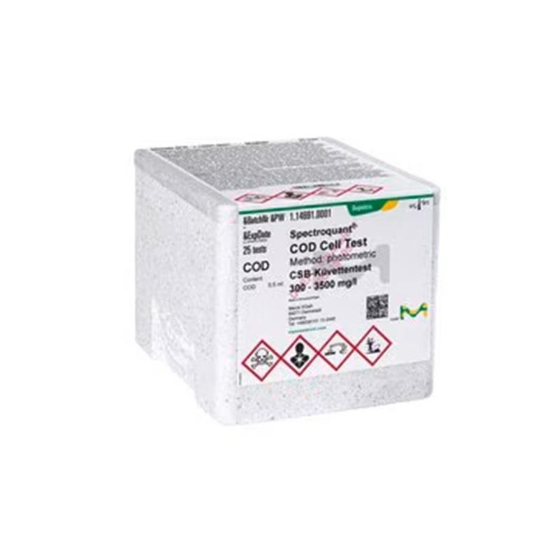 1.14691.0001默克COD测试盒30-3500mg/l水质分析试剂耗材Supelco