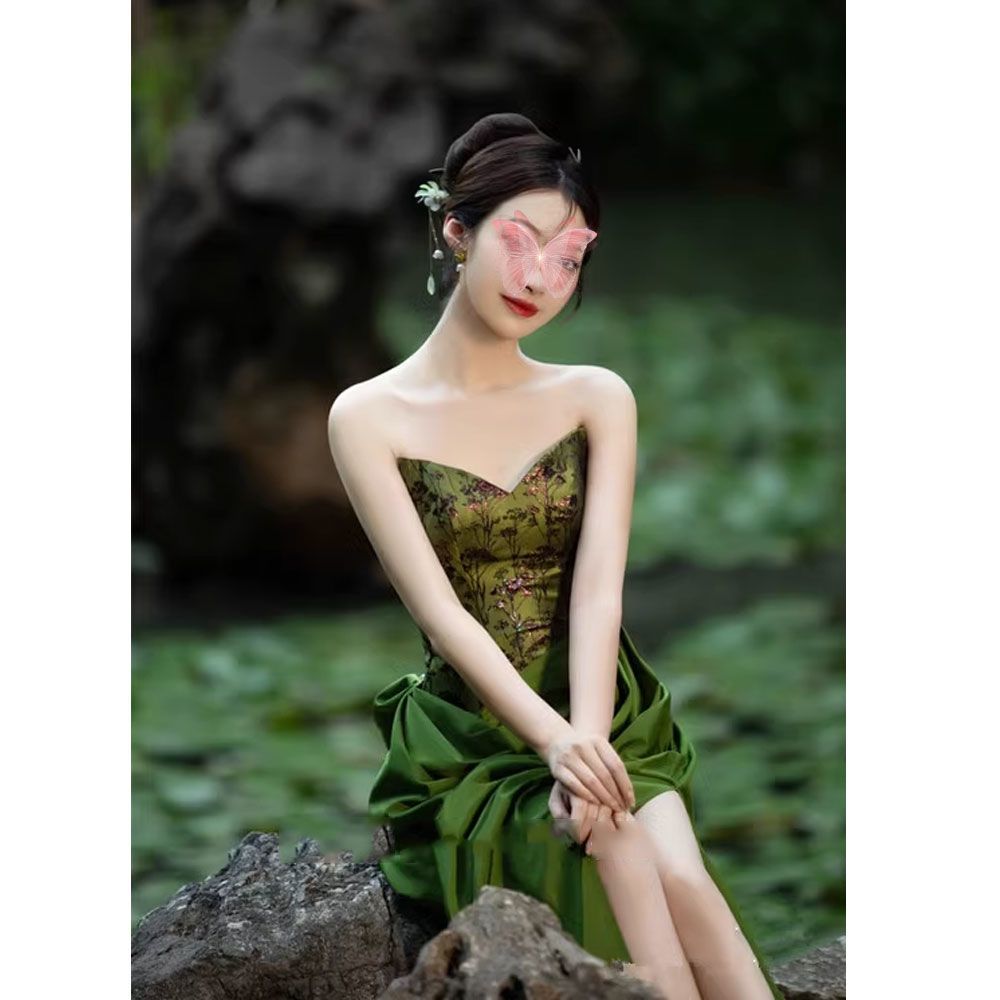 新中式少女旗袍敬酒服新