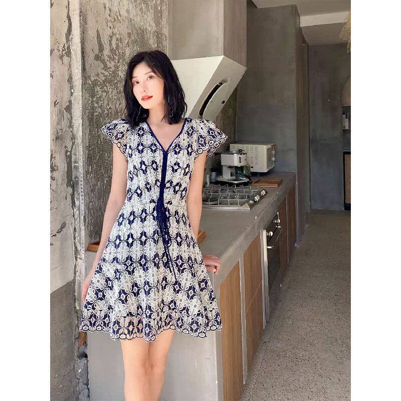 欧美女装实拍现货镂空连