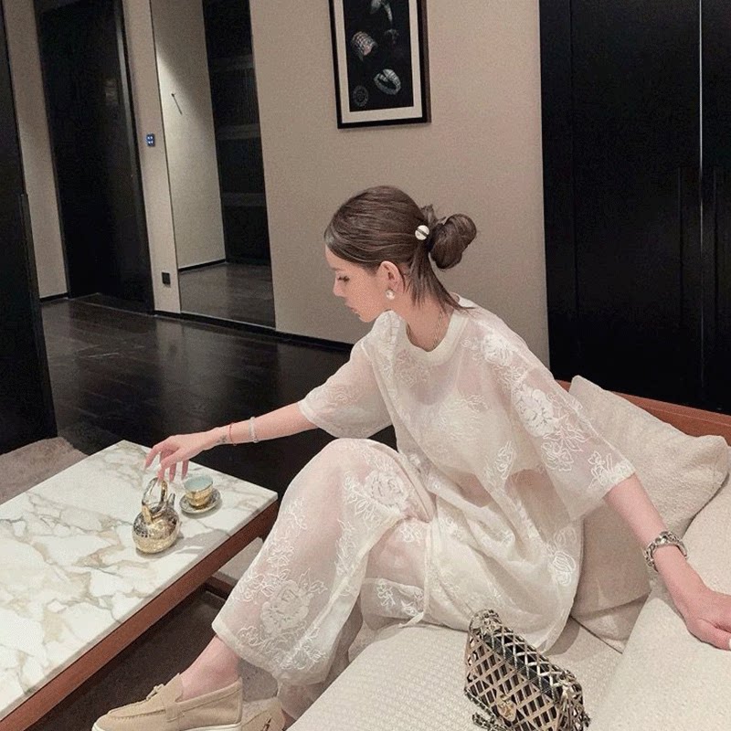 新中式刺绣套装女2025新